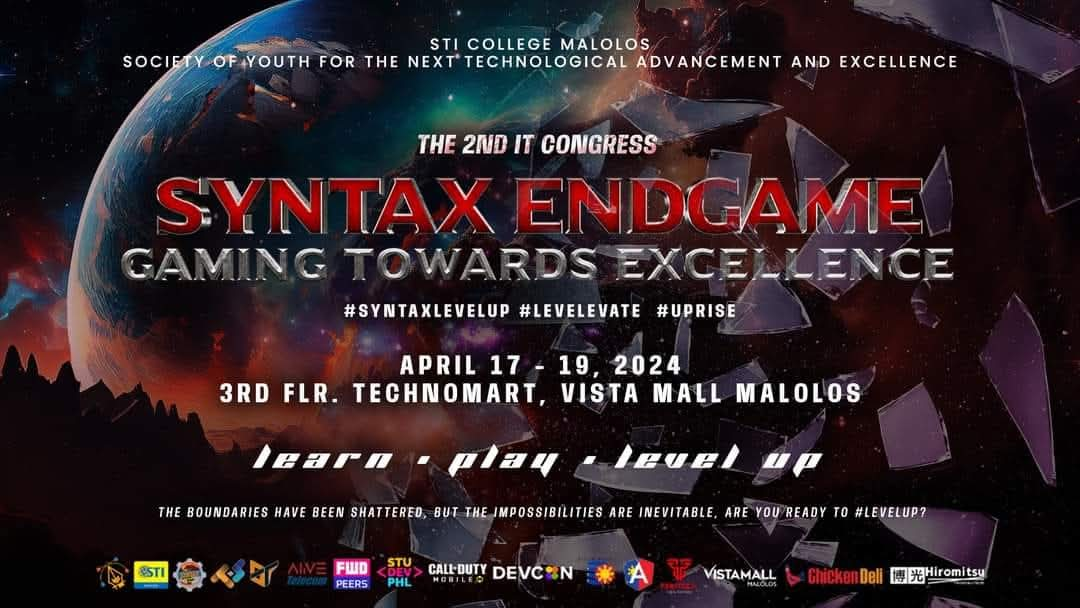 SYNTAX Endgame event poster with IT Congress branding